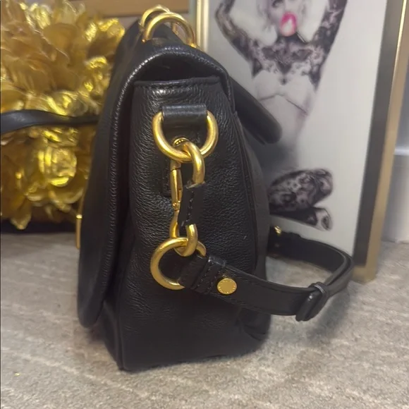 Black Leather Handbag - Picture 7 of 14